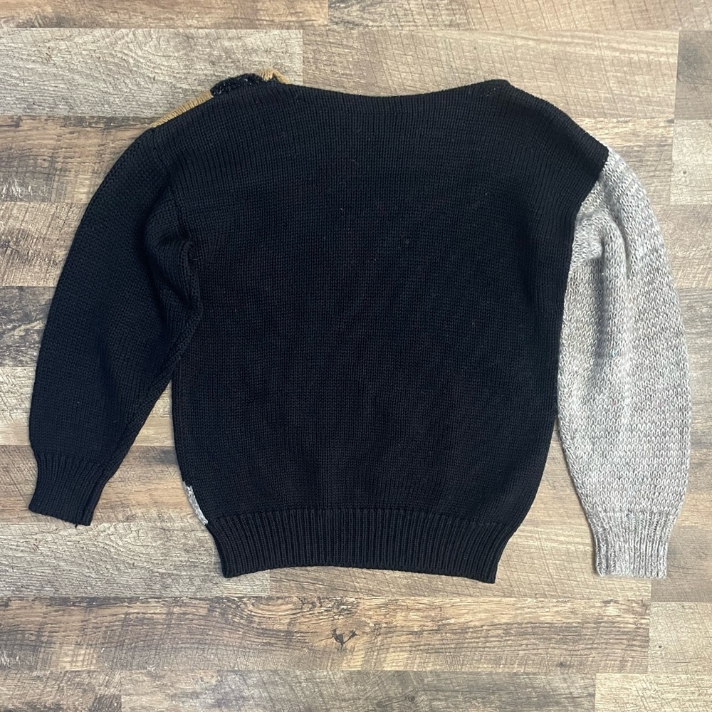 80’s Geometric Patterned Sweater - image 3